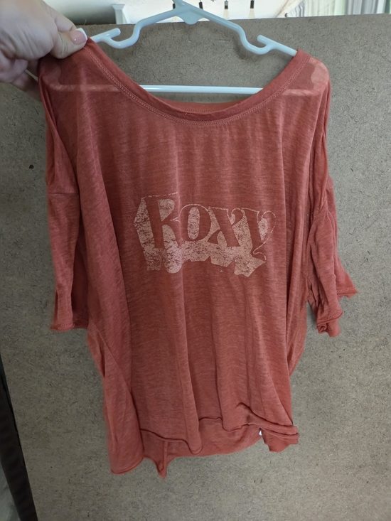 Roxy Tops - Roxy Women's Washed Rust Scoop Neck Tee
